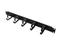LOGILINK LOGILINK-19'' Cable Management Bar 1U with 5 fixed metal brackets, black