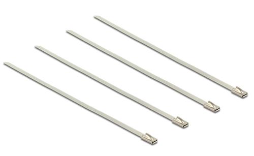 DELOCK Cable ties stainless steel L 200 x W 4.6 mm 20 pieces (18631)