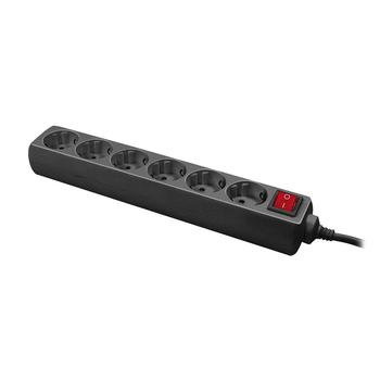 LOGILINK Outlet Strip, 6 safety  (LPS202B)