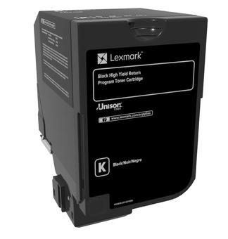 LEXMARK - Høy ytelse - svart - original - tonerpatron - LCCP, LRP
