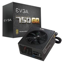 EVGA PSU EVGA 750W GQ Modular Gold Rated 80_ (210-GQ-0750-V2)