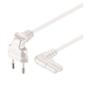 GOOBAY Power Cable Type C (EU) to C7. White. 1.0m Factory Sealed (97347)