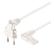 GOOBAY Powerkabel vinkel (8-talsstik) 1.5m Hvid