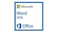 MICROSOFT MS OVS-C Word 2016 AllLng AdditionalProduct Each