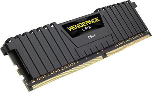 CORSAIR 8GB DDR4 2400MHz Dimm unbuffered 16-16-16-39 Vengeance LPX Black Heat spreader 1,2V XMP2.0 (CMK8GX4M1A2400C16)