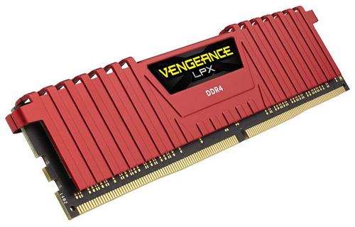 CORSAIR V LPX 8GB DDR4 Red 1x288, 2400MHz (CMK8GX4M1A2400C16R)
