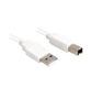 SHARKOON Cable USB 2.0 A-B white 0,5m