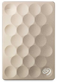 SEAGATE BACKUP PLUS ULTRA SLIM 1TB 2.5IN USB3.0 PORTABLE HDD GOLD IN (STEH1000201)
