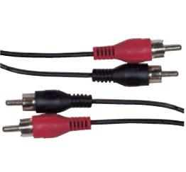 SCHWAIGER Audiokabel Cinch Verbindungskabel  10m     Schwarz (CIK5125533)