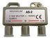 MAXIMUM 2-way Radio/ TV/ FM splitter.