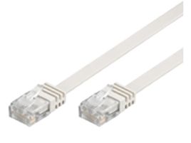 MICROCONNECT CAT6 UTP 0.25M Flat Cable (V-UTP60025W-FLAT)