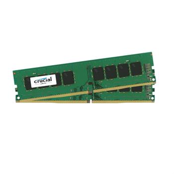 CRUCIAL 16GB KIT (8GBX2) DDR4 2400 MT/S PC4-19200 CL17 SRX8 UNBDIMM 288P MEM (CT2K8G4DFS824A)