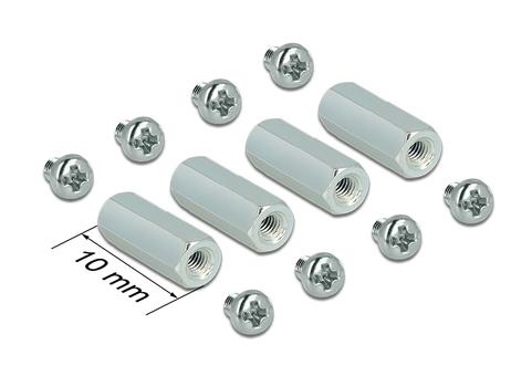 DELOCK Mounting Kit M2.5 Spacer hexagon (18218)