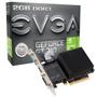 EVGA GeForce GT 710, 2048 MB DDR3 - Dual Slot, Passiv (02G-P3-2712-KR)