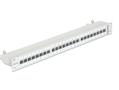 DELOCK 19â?³ Patch Panel 24 Port Cat.6A grey