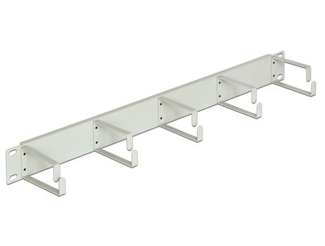 DELOCK 19 Kabelmanagement 1HE grau (42116)