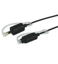 Wentronic Digital Fiberkabel Audio, Toslink-MiniPlug,  1m (51224)