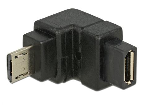 DELOCK Adapter USB2 Micro-B 90grader vinkel (65668)
