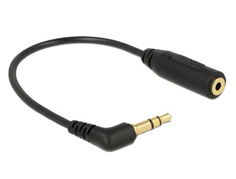 DELOCK Audio Cable 3.5 mm male angled > 2.5 mm 3 pin female (65675)