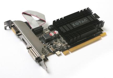 ZOTAC GEFORCE GT 710 ZONE EDITION 1GB DDR3 DVI DP HDMI                 IN PERP (ZT-71301-20L)