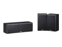 YAMAHA ANSP51BL Tri-Pack for NSF51 speakers. Inc. 2-way center speaker + 2-way surround speaker pair. Wall mountable. Color: Black (ANSP51BL)