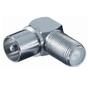 GOOBAY F-conector hun/vinkel coax han, støbt metalhus