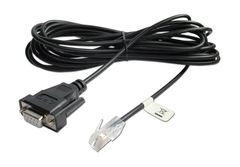 APC - Serial cable - RJ-45 (M) to DB-9 (F) - 4.57 m - for P/N: SRV1KA-TW, SRV1KI-TW, SRV2KA-TW, SRV2KI-TW, SRV3KA-TW, SRV3KI-TW, SRV6KI-TW