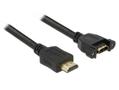 DELOCK 1m 2xHDMI