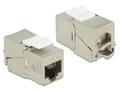 DELOCK Keystone Module RJ45 jack > LSA Cat.6A compact