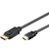 Wentronic DisplayPort til HDMI kabel, DP han / HDMI han - sort - 5,0 m.