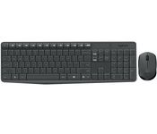 LOGITECH MK235 Wireless Keyboard and Mouse Combo, GREY, US