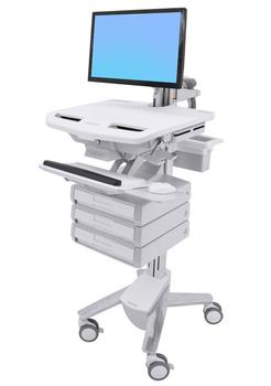 ERGOTRON STYLEVIEW CART WITH LCD ARM 3 DRAWERS CRTS (SV43-1230-0 $DEL)