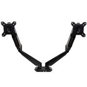 STARTECH StarTech.com Desk Mount Dual Monitor Arm - One-Touch Height Adjustment (ARMSLIMDUO) - Mounting kit - adjustable arm - for LCD display - aluminium - black - screen size: 12"-32" - desk-mountable - for 