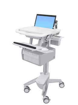 ERGOTRON STYLEVIEW LAPTOP CART, TALL DOUBLE DRAWER (SV43-11C0-0)