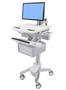 ERGOTRON STYLEVIEW CART WITH LCD ARM TALL DOUBLE DRAWER CRTS