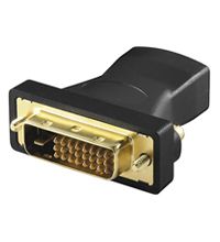 GOOBAY HDMI/DVI HQ adapter, HDMI hun/DVI-D han (68931)
