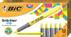 BIC Brite Liner Grip Tekstmarker Yellow - Water-based ink - comfort grip (box of 12)