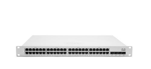 CISCO Meraki MS350-48LP L3 Stck Cloud Managed Switch, 48 GigE, 4 SFP+, 370W PoE (MS350-48LP-HW)