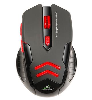 Tracer Battle Heroes Airman Optisk Trådløs Sort Rød (TRAMYS44241)