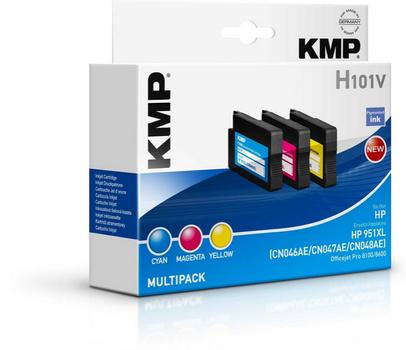 KMP Cart. HP HP 951XL C/M/Y comp. F-FEEDS (1723,4050)