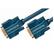 CLICKTRONIC Clicktronic VGA Connection Cable. M/M. Blue. 1.0m Factory Sealed
