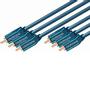 CLICKTRONIC 3xRCA YUV Component Cable. M/M. 3.0m