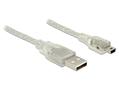 DELOCK Cable USB 2.0 Type-A male > USB 2.0 Mini-B male 0.5 m