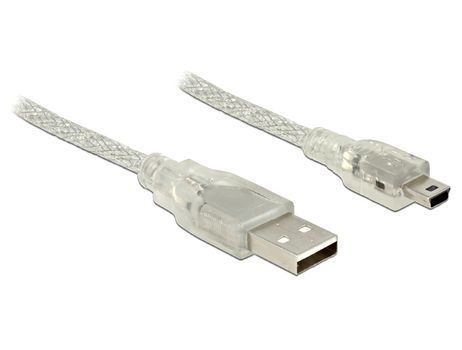 DELOCK 1m, USB2.0-A/ USB2.0 Mini-B (83905)