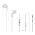 QOLTEC Headphones 50801 (Inner-ear canal  with microphone  white color)