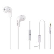 QOLTEC Earphones + microphone | White