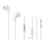 QOLTEC Headphones 50801 (Inner-ear canal  with microphone  white color)