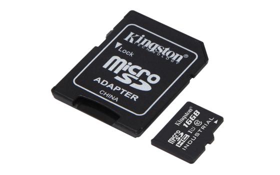 Kingston Flashminnekort (microSDHC til SD-adapter inkludert) - 16 GB - UHS Class 1 / Class10 - microSDHC UHS-I (SDCIT/16GB)