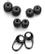 PLANTRONICS Øreproppsett BackBeat Go2 Sort Reserve øreproppsett BackBeat Go2 Sort