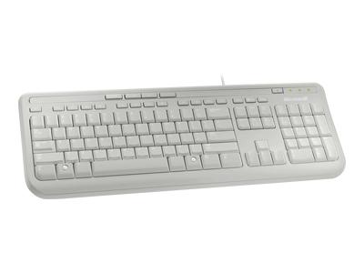 MICROSOFT Wired Keyboard 600 USB Port UK/IE White (ANB-00026)